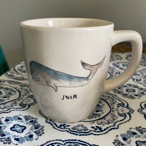 Rare Rae Dunn Whale Mug